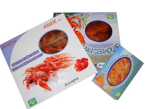 Раки в ассортименте в Перми