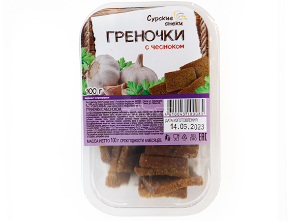 Сурские гренки с Чесноком (100 гр) в Перми