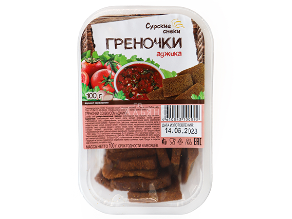 Сурские гренки с Аджикой (100 гр) в Перми
