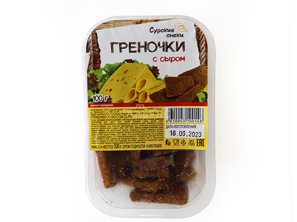 Сурские гренки со вкусом Сыра (100 гр) в Перми