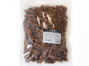 Сухарики с красной икрой: Деревенские гренки со вкусом Баварские колбаски (Сурские)