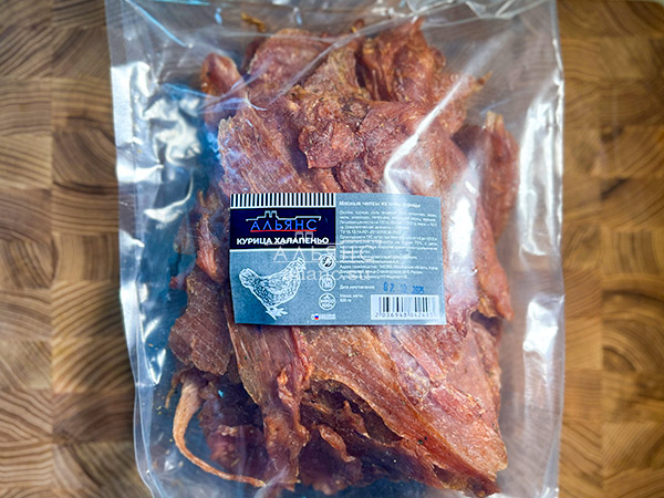 Мясо (АЛЬЯНС) вяленое курица 500гр "С халапеньо" в Перми