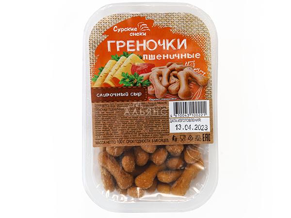 Сурские (ПШЕНИЧНЫЕ) Сливочный сыр (100 гр) в Перми