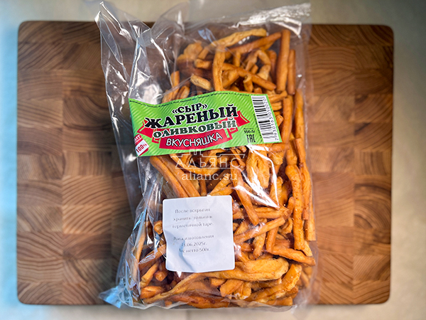 Жареный сыр "ВКУСНЯШКА" (Оливковый) 500гр. в Перми