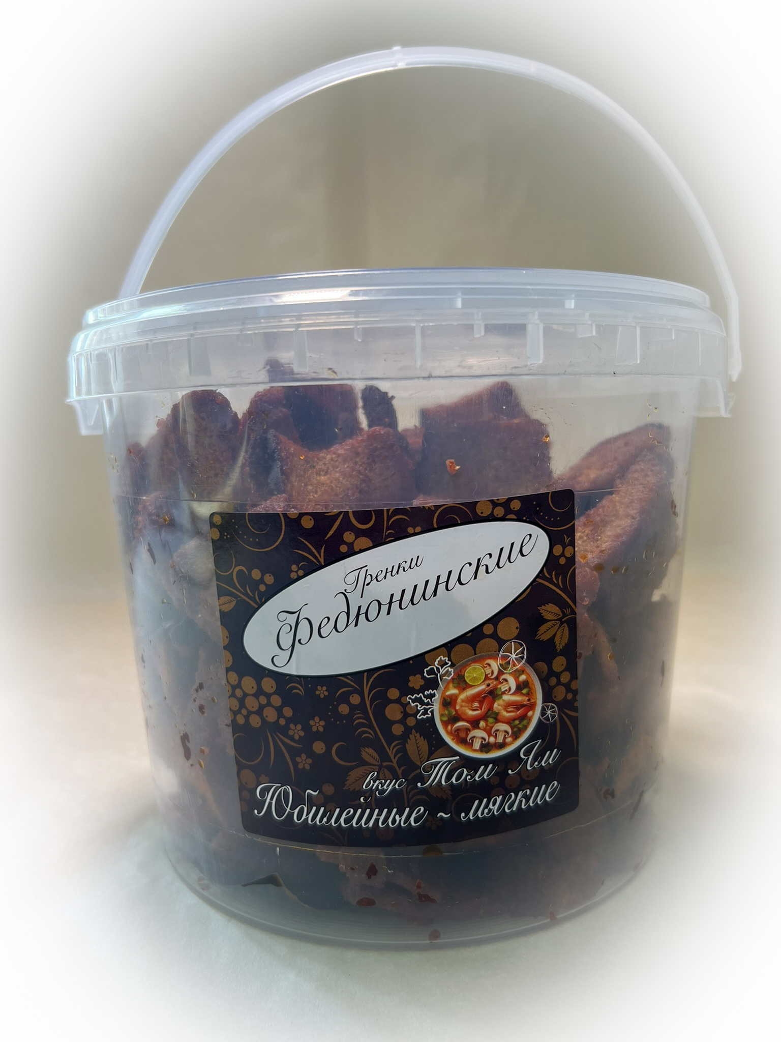 Гренки "ФЕДЮНИНСКИЕ" "Том ям" (ведро 900 гр.) в Перми