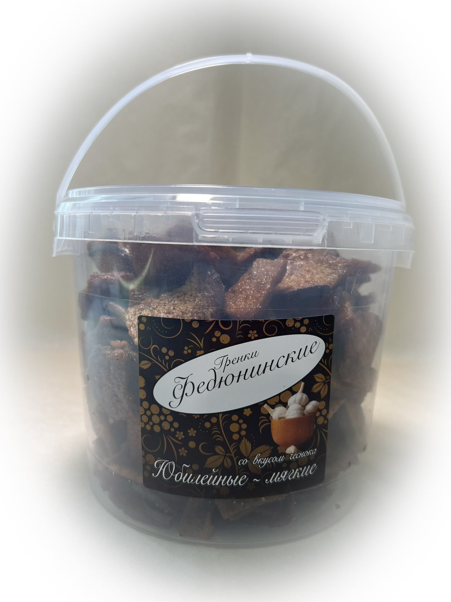 Гренки "ФЕДЮНИНСКИЕ" "Чеснок" (ведро 900 гр.) в Перми