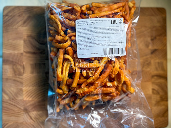 Нитка ЖАРЕНАЯ  Oktobersnack1 кг (сырный продукт) в Перми