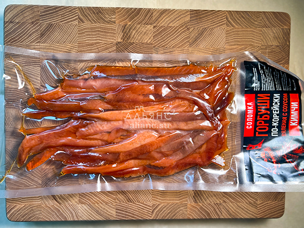 Горбуша соломка по-корейски в Перми