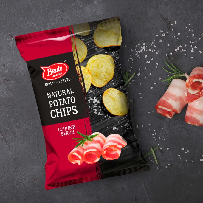 Картофель «Бруто» со вкусом бекона 130 гр. в Перми