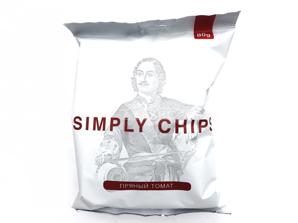 Картофельные чипсы "Simple chips" Пряный томат 80 гр. в Перми