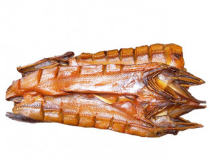 Плотва вяленая: Щука (бабочка) холодного копчения